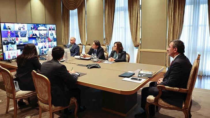 Cevdet Yılmaz, Ukrayna konulu Liderler Zirvesi'ne katıldı