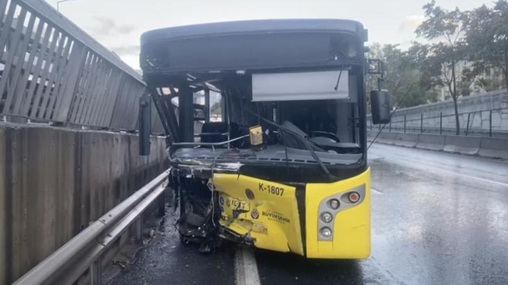 İstanbul - Kadıköy'de İETT otobüsü kaza yaptı: Şoför alkollü çıktı