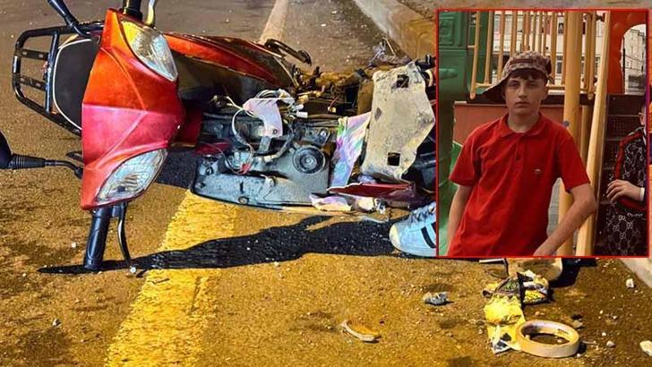 Otomobilin çarptığı elektrikli bisikletteki 13 yaşındaki Asaf, öldü