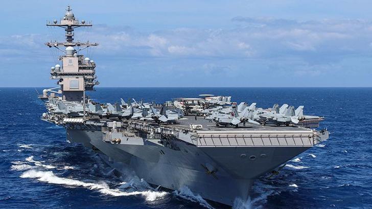 ABD, uyuşturucuyla mücadele kapsamında Gerald R. Ford uçak gemisini Karayipler’e gönderdi
