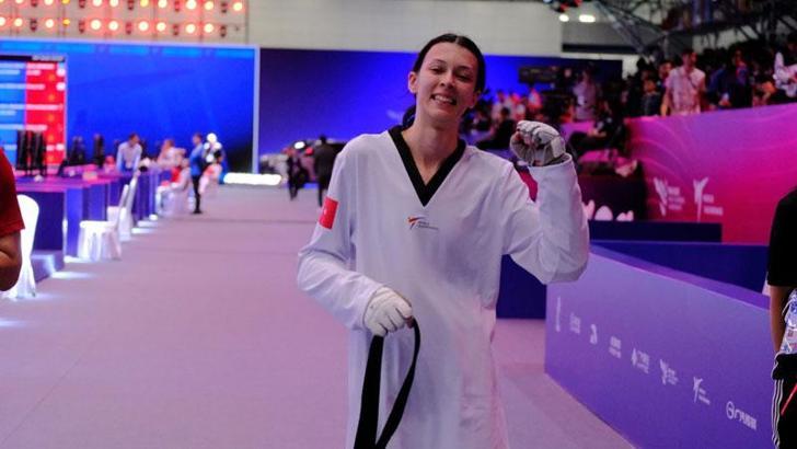Elif Sude Akgül tekvandoda dünya ikincisi
