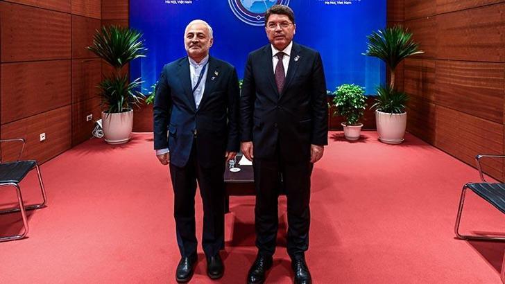 Bakan Tunç, İran Dışişleri Bakan Yardımcısı Jalalzadeh ile bir araya geldi