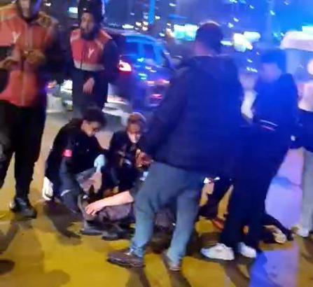 İstanbul- Beylikdüzü'nde kaza kask kamerasında