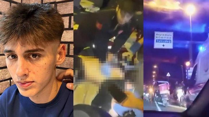 Avcılar'da motosiklet bariyerlere çarptı: 1 ölü 1 yaralı