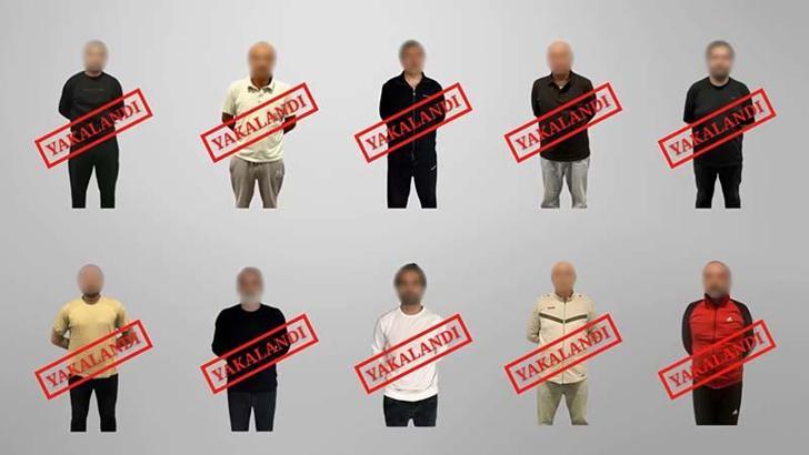 Kırmızı bültenle ve ulusal seviyede aranan 10 suçlu Türkiye'ye getirildi