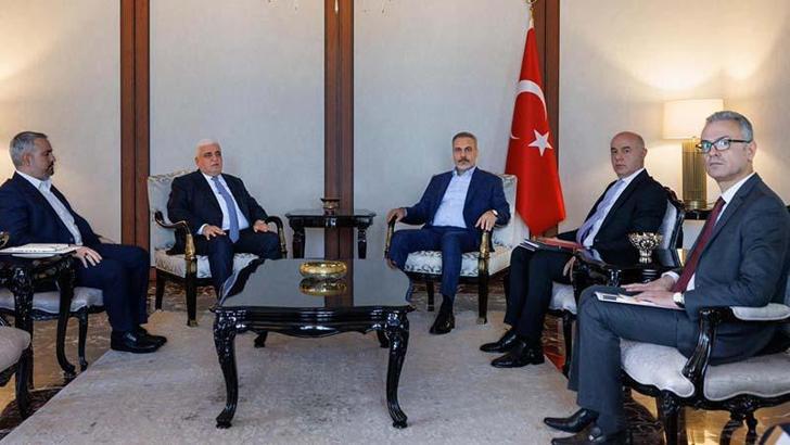 Bakan Fidan, Haşdi Şabi Komisyonu Başkanı el-Feyyad'ı kabul etti