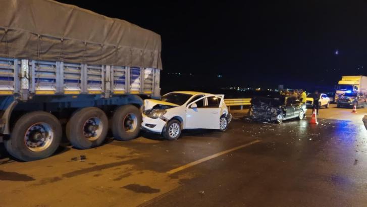 Hatay'da zincirleme kaza: 2 kişi yaralandı