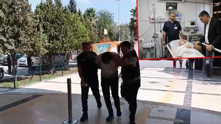 Şanlıurfa’da nöbetçi polisi bıçakla yaralayan şüpheli tutuklandı