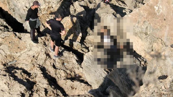 Falezlerde cansız bedeni bulundu