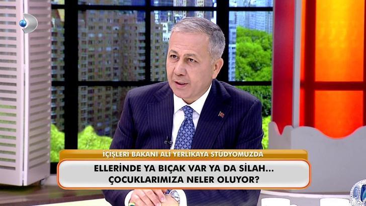 Bakan Yerlikaya ‘Neler Oluyor Hayatta’ programına konuk oldu