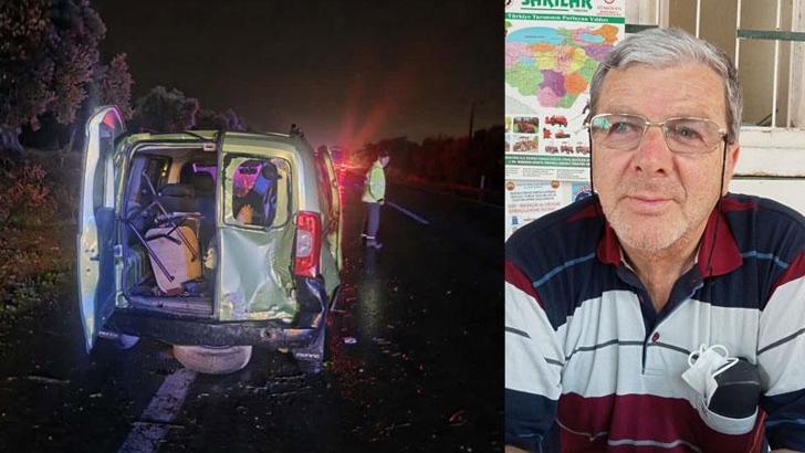 Bursa'da beton su kanalına çarpan aracın sürücüsü öldü