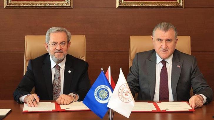 Gençlik ve Spor Bakanlığı ile Ankara Üniversitesi Geliştirme Vakfı Okulları arasında işbirliği protokolü