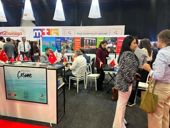 Uluslararası Antalya Turizm Fuarı'nda Çeşme'ye yoğun ilgi