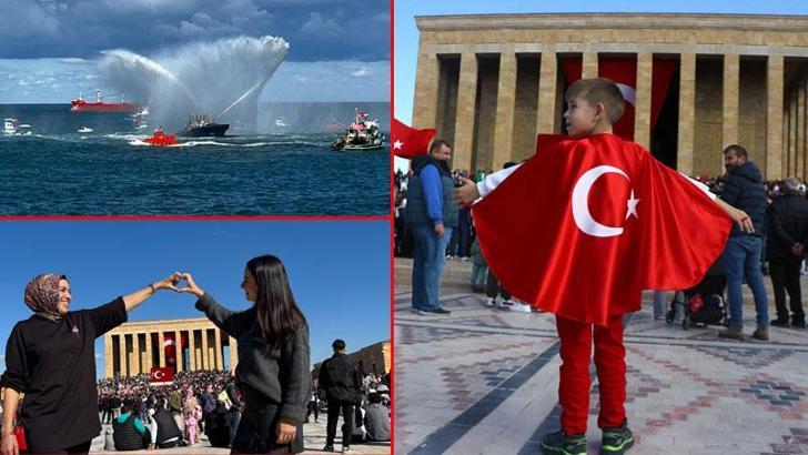 Yurtta '29 Ekim Cumhuriyet Bayramı' coşkusu