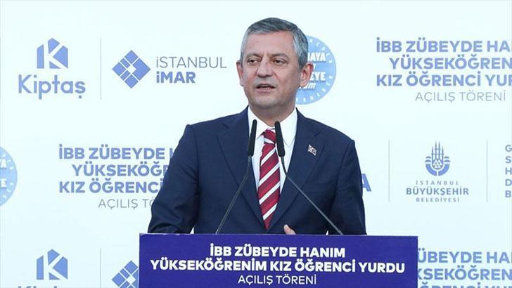 Özgür Özel, Şişli'de kız öğrenci yurdu açılış törenine katıldı