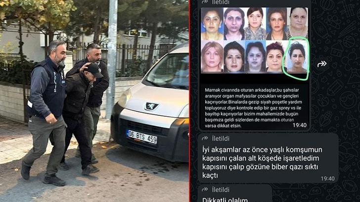 Fotoğraflarını paylaştığı kadınların çocuk kaçırdığına dair paylaşım yapan şüpheli yakalandı