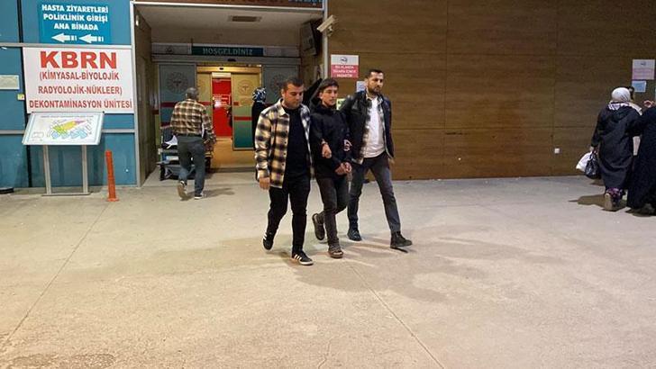 Firari hükümlü çalıntı motosikletle yakalandı