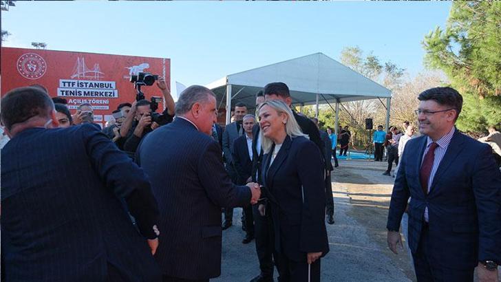 Yenilenen TTF İstanbul Tenis Eğitim Merkezi açıldı