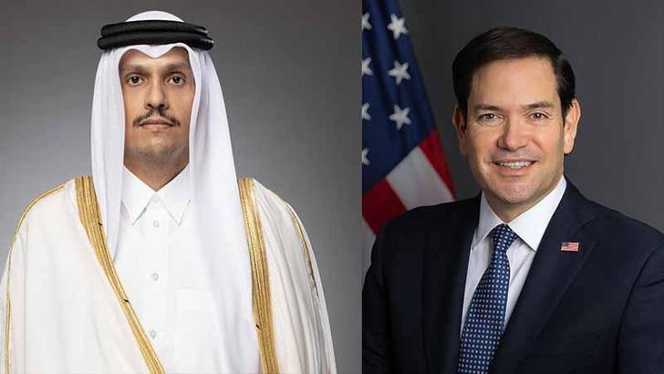 Katar Başbakanı Al Sani ile ABD Dışişleri Bakanı Rubio telefonda görüştü
