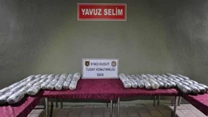MSB: Van ve Hakkari'de 102 kilo uyuşturucu ele geçirildi