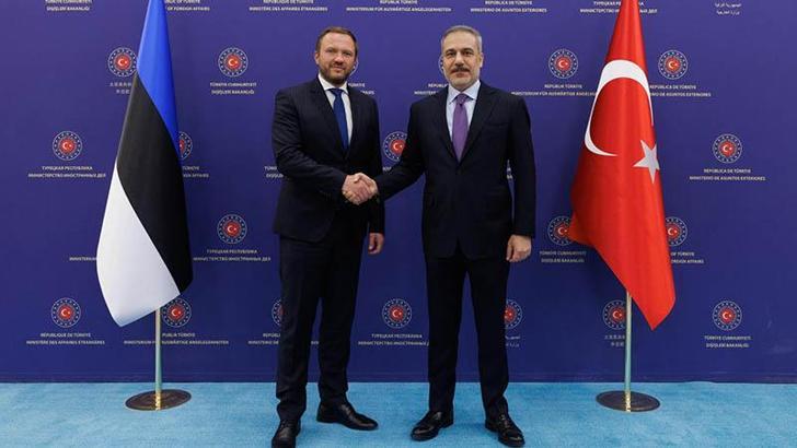 Bakan Fidan, Estonyalı mevkidaşı Tsahkna ile görüştü