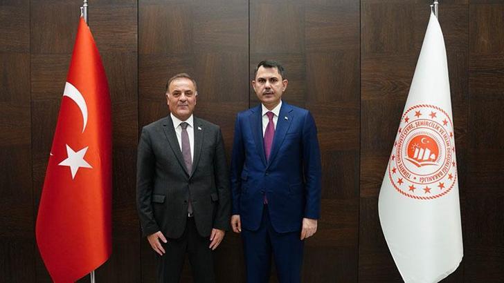 Bakan Kurum, İBB Başkan Vekili Aslan ile bir araya geldi