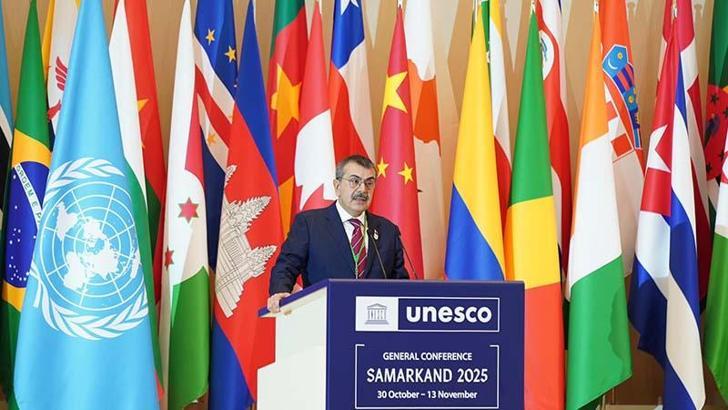 Bakan Tekin, UNESCO 43’üncü Genel Konferansı kapsamında ‘Ulusal Beyan’ konuşması yaptı