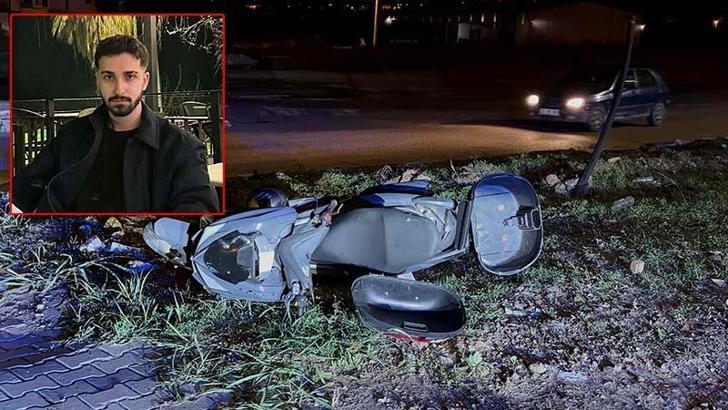 Motosikletiyle refüje çarpan üniversiteli Eren öldü