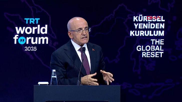 Hazine ve Maliye Bakanı Mehmet Şimşek TRT World Forum'unda konuştu