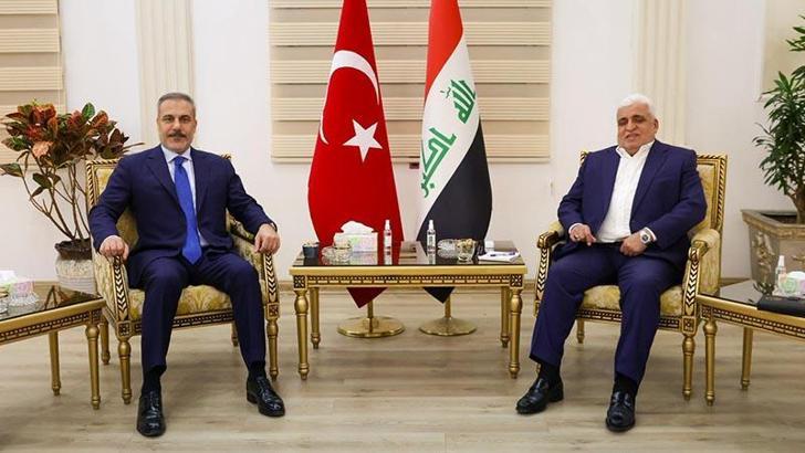 Bakan Fidan, Haşdi Şabi Komisyonu Başkanı Feyyad ile görüştü