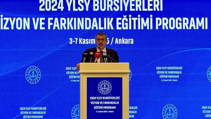 Bakan Tekin: 22 bin 487 öğrenci YLSY bursundan yararlandı
