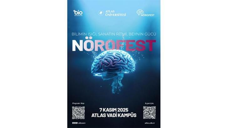 NöroFest 2025 festivali İstanbul Atlas Üniversitesi’nde gerçekleştirilecek