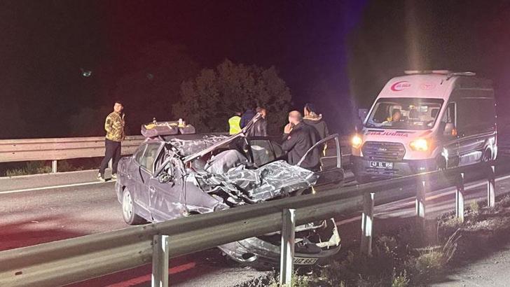 Kütahya'da otomobil, TIR’ın altına girdi: 1 ölü