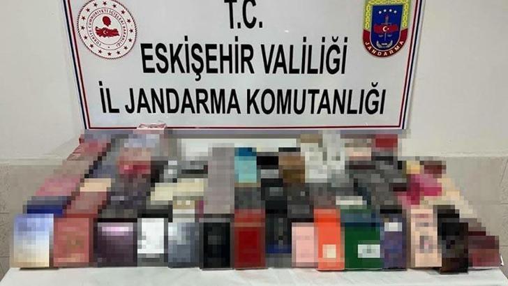 Eskişehir’de 450 bin lira değerinde kaçak parfüm ele geçirildi