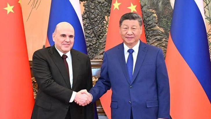 Çin Devlet Başkanı Şi, Rusya Başbakanı Mişustin ile görüştü
