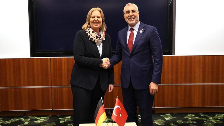 Bakan Işıkhan, Alman mevkidaşı Bas ile görüştü