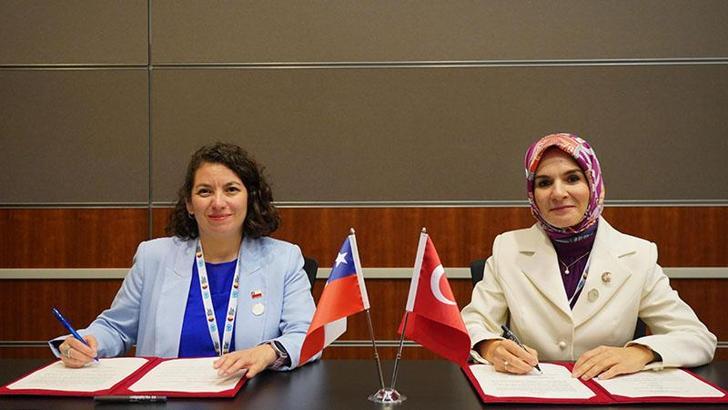 Bakan Göktaş, Şilili mevkidaşı Toro Caceres ile görüştü