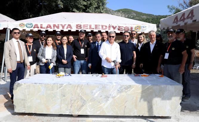 Alanya Taş Heykel Sempozyumu başladı