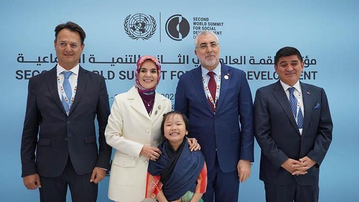 Bakanlar Göktaş ve Işıkhan, Katar’da 2’nci Dünya Sosyal Kalkınma Zirvesi'ne katıldı