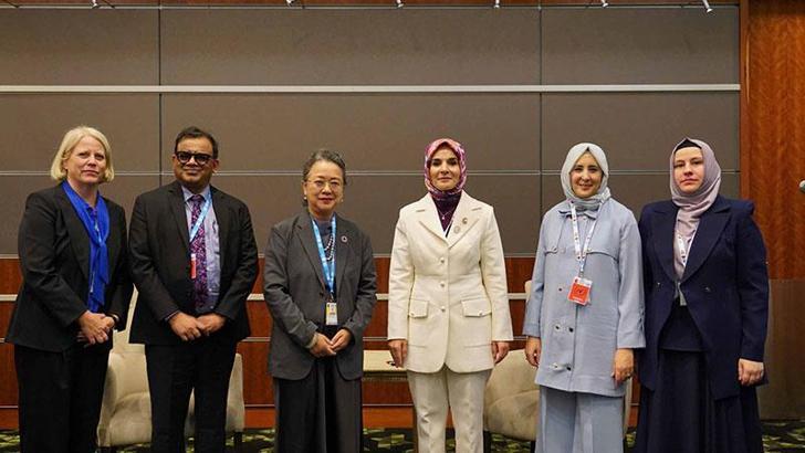 Bakan Göktaş, 2’nci Dünya Sosyal Kalkınma Zirvesi kapsamında ikili görüşmelerde bulundu