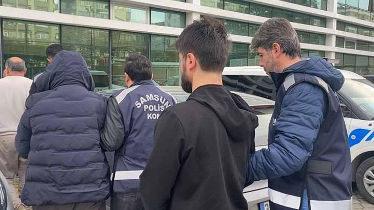 Samsun'da FETÖ operasyonu; 5 gözaltı