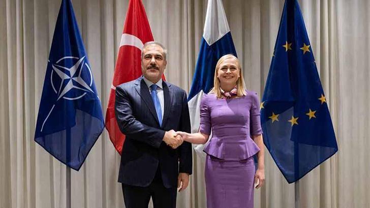 Bakan Fidan, Finlandiya Dışişleri Bakanı Valtonen ile görüştü