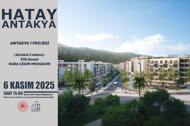 Hatay’da 930 konut kurası çekilecek