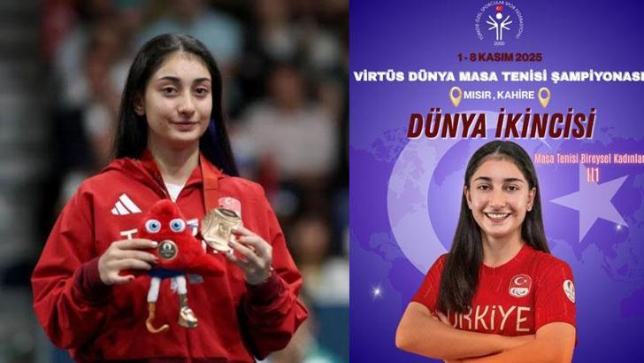 Ebru Acer, VIRTUS Dünya Masa Tenisi Şampiyonası’nda gümüş madalya kazandı