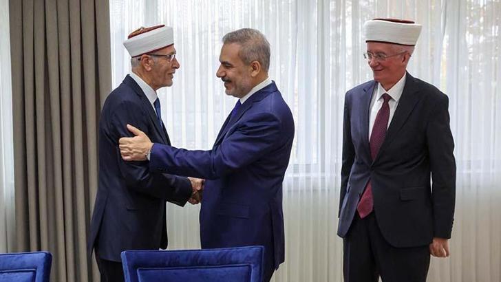 Bakan Fidan, Batı Trakya Türk Azınlığı Danışma Kurulu üyelerini kabul etti