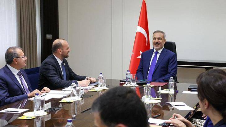 Bakan Fidan, MÜSİAD Genel Başkanı Özdemir'i kabul etti