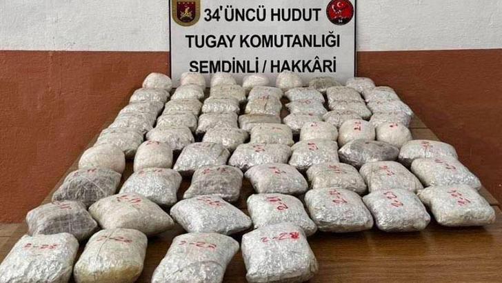 MSB: Hudut hattında 32 kilo gram uyuşturucu ele geçirildi