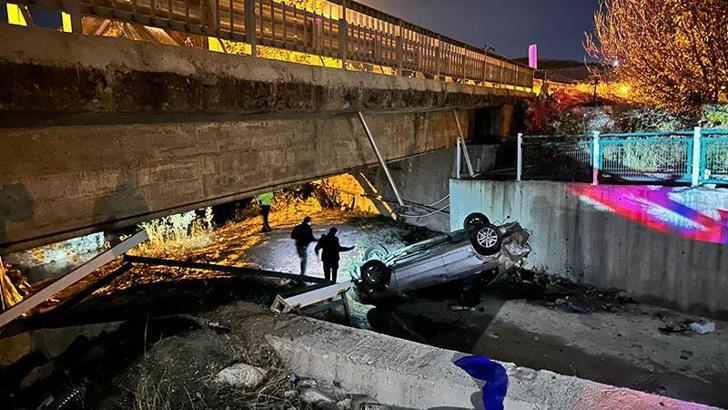 Tunceli’de otomobil dereye uçtu; Uzman Çavuş yaşamını yitirdi
