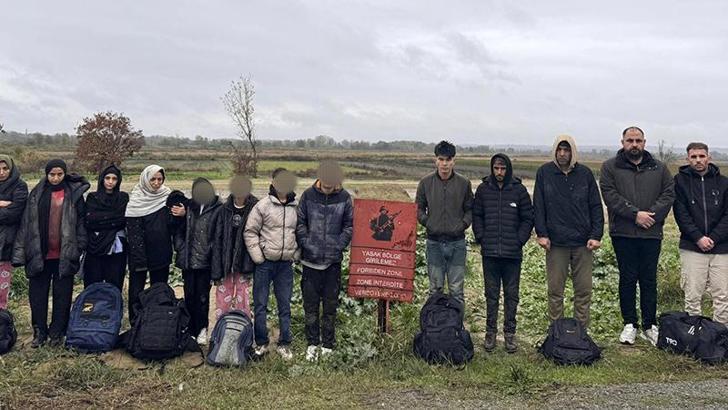 Edirne'de 29 kaçak göçmen yakalandı