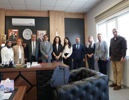 AB heyetinden sağlık müdürlüğüne ziyaret